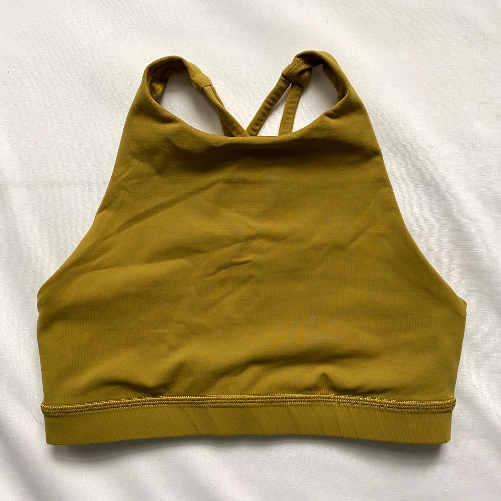 yellowish green Lululemon align sports bra size 6